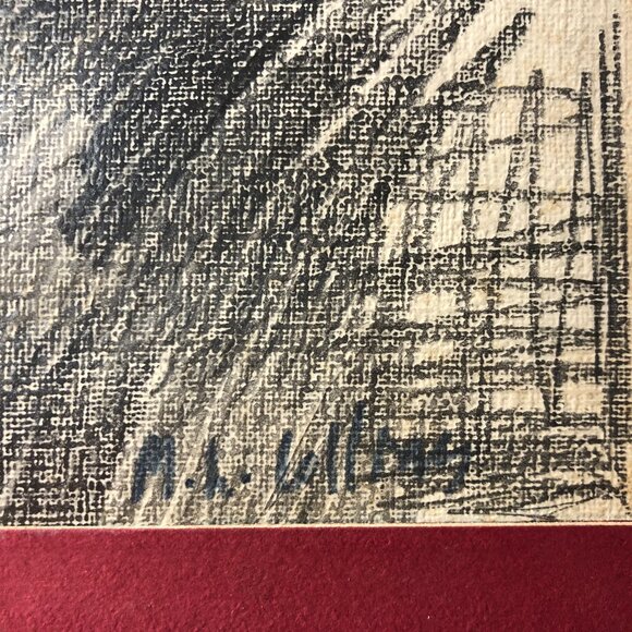 Vintage Original Pencil Drawing of Janis Joplin 1970's - 18x24 Signed - Picture 6 of 6